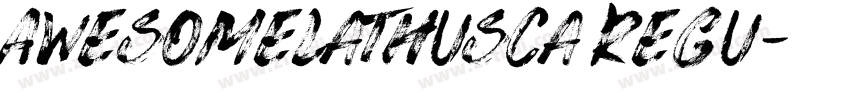 AwesomeLathusca Regu字体转换